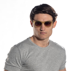 Gafas de sol OCEAN FLORENCIA - Trans / Marrón degradado con montura amarilla transparente y patillas doradas