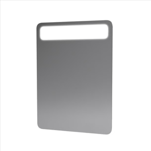 Miroir salle de bain avec bandeau Led - 50x70x5 cm - CLOUD