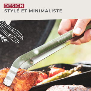 Pince à barbecue inox 36 cm Fackelmann Barbecue