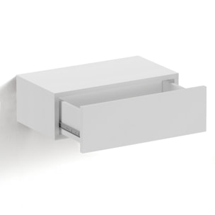 TOMASUCCI Comodino / Cassetto sospeso MAK Bianco