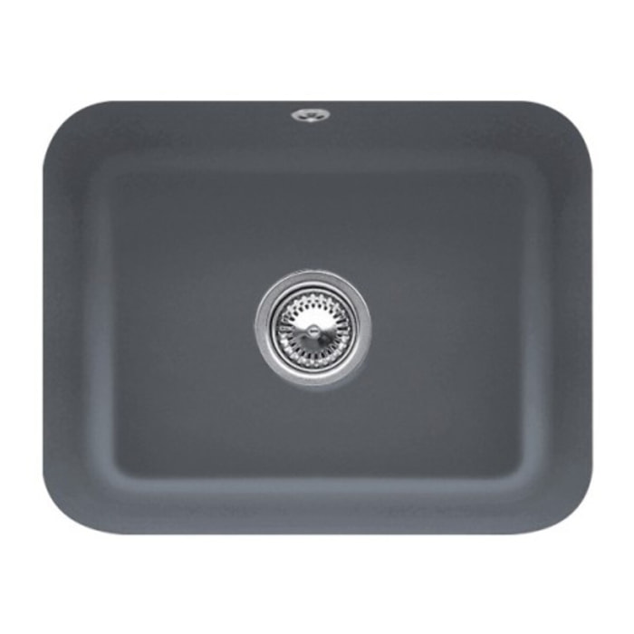 Evier 1 bac Cisterna 60C Graphite CeramicPlus avec vidage manuel