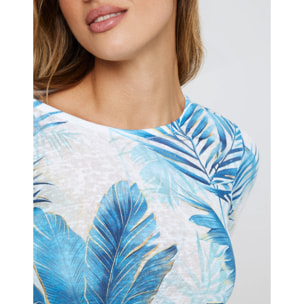 Camiseta Media Manga Estampada - Albentosa