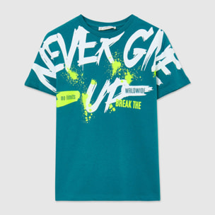 T-shirt oversize stampa graffiti