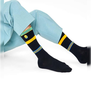 Calcetines colors cuff thin crew