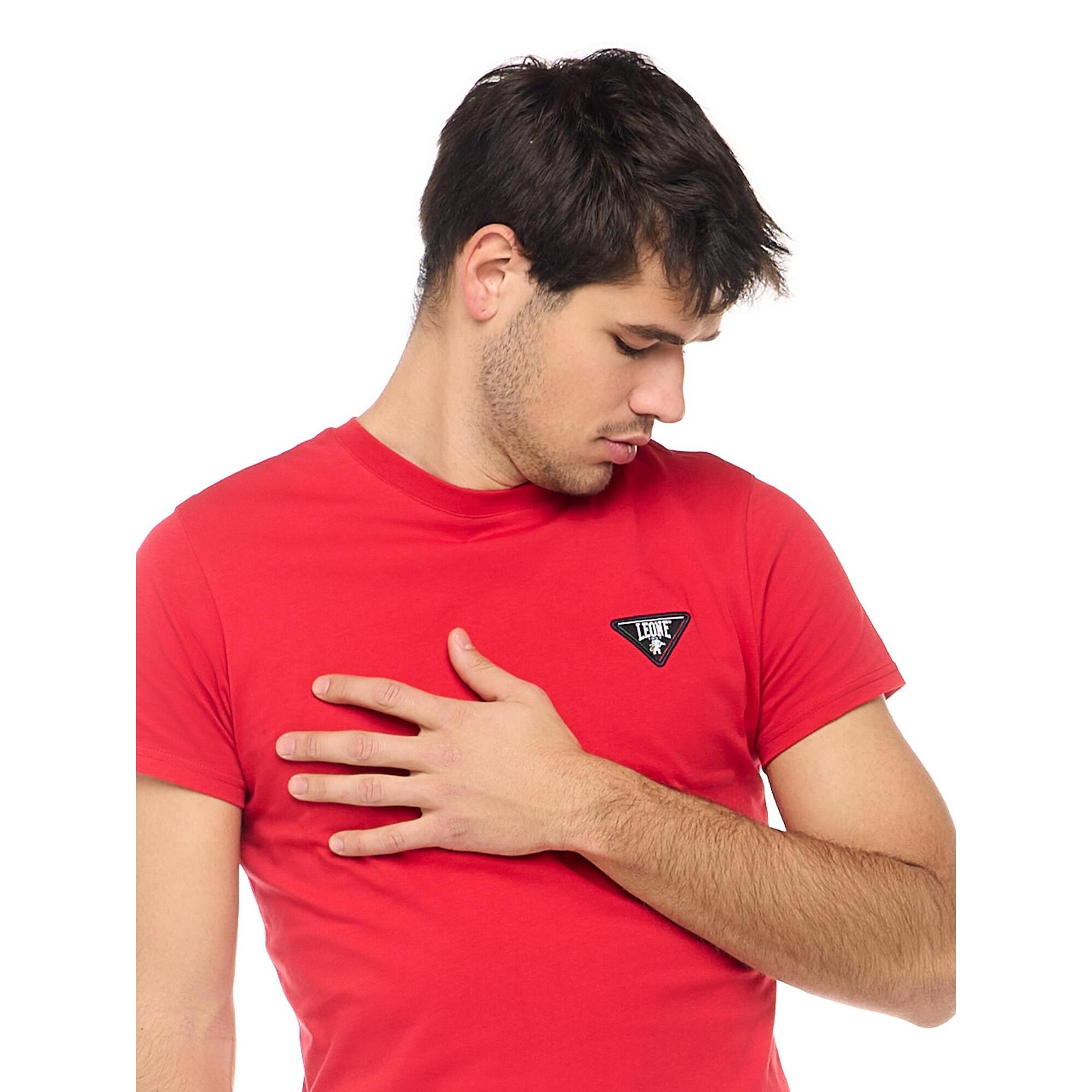 T-shirt a maniche corte da uomo Leone Patch