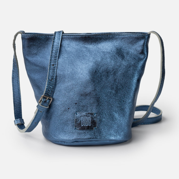 Bandolera BIBA Chester Smog de piel