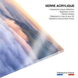 Tableau paysage sur le rocher  Tableau plexiglas