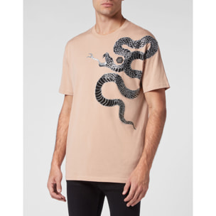 PHILIPP PLEIN T-Shirt Round Neck SNAKE