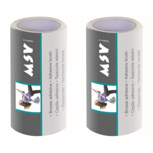 Lot de 2 recharges adhesives 100m MSV