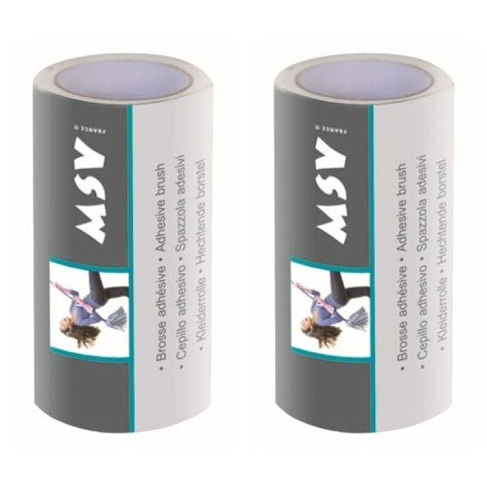 Lot de 2 recharges adhesives 100m MSV