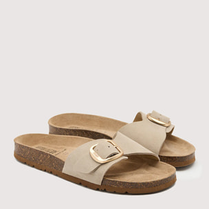 Sandalia Bio Piel Arena - Azure