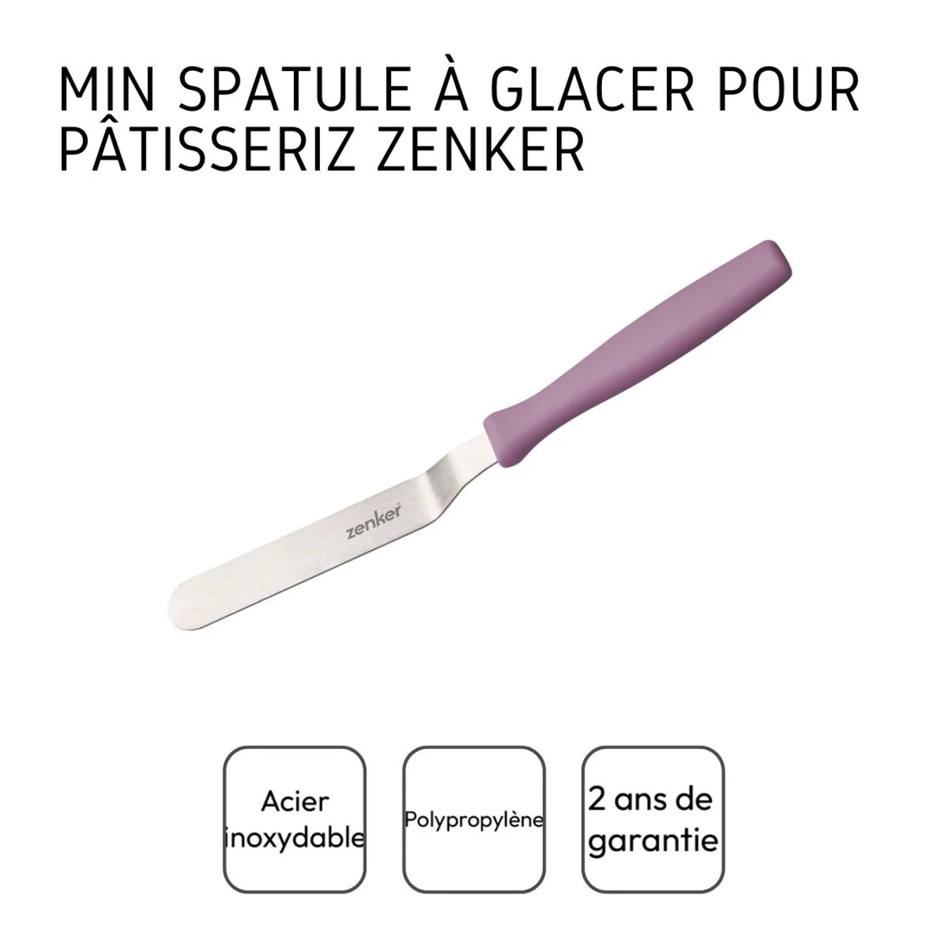 Mini spatule coudée 22,2 cm Zenker Sweet Sensation