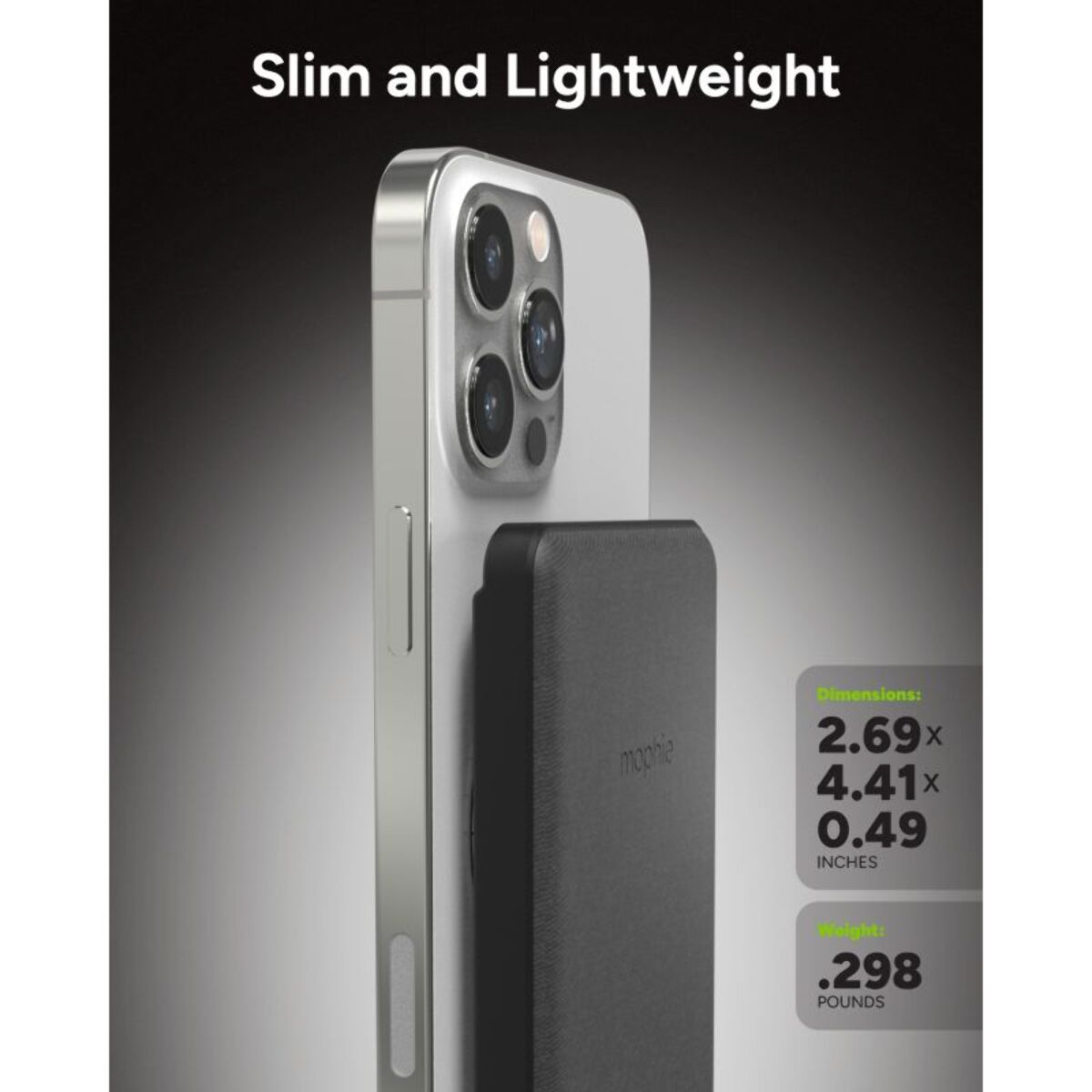 Batterie externe MOPHIE 5000 mAh noir