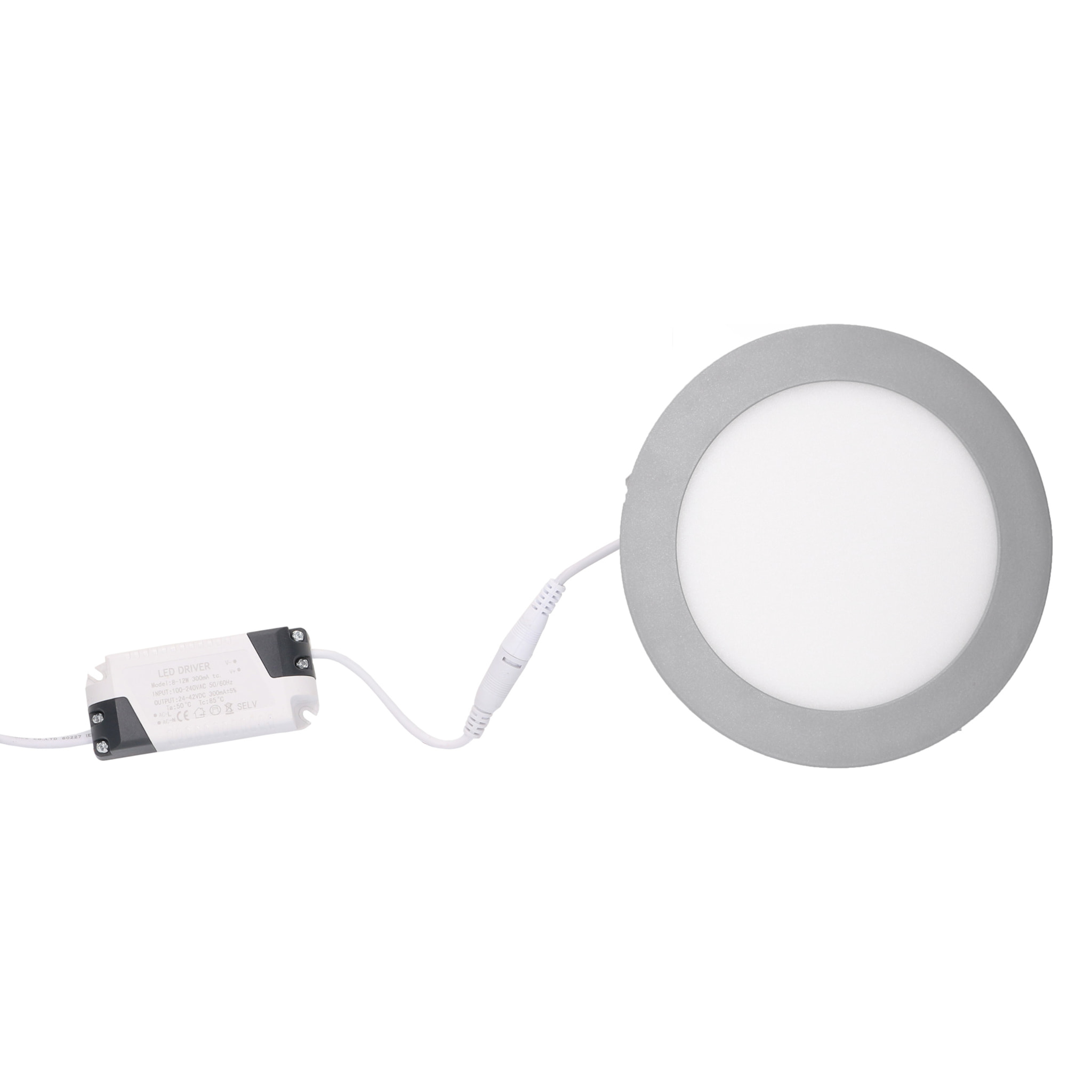 Forlight Downlight Ip23 Easy Round Ø170Mm Led 10W 3000K Gris 690Lm