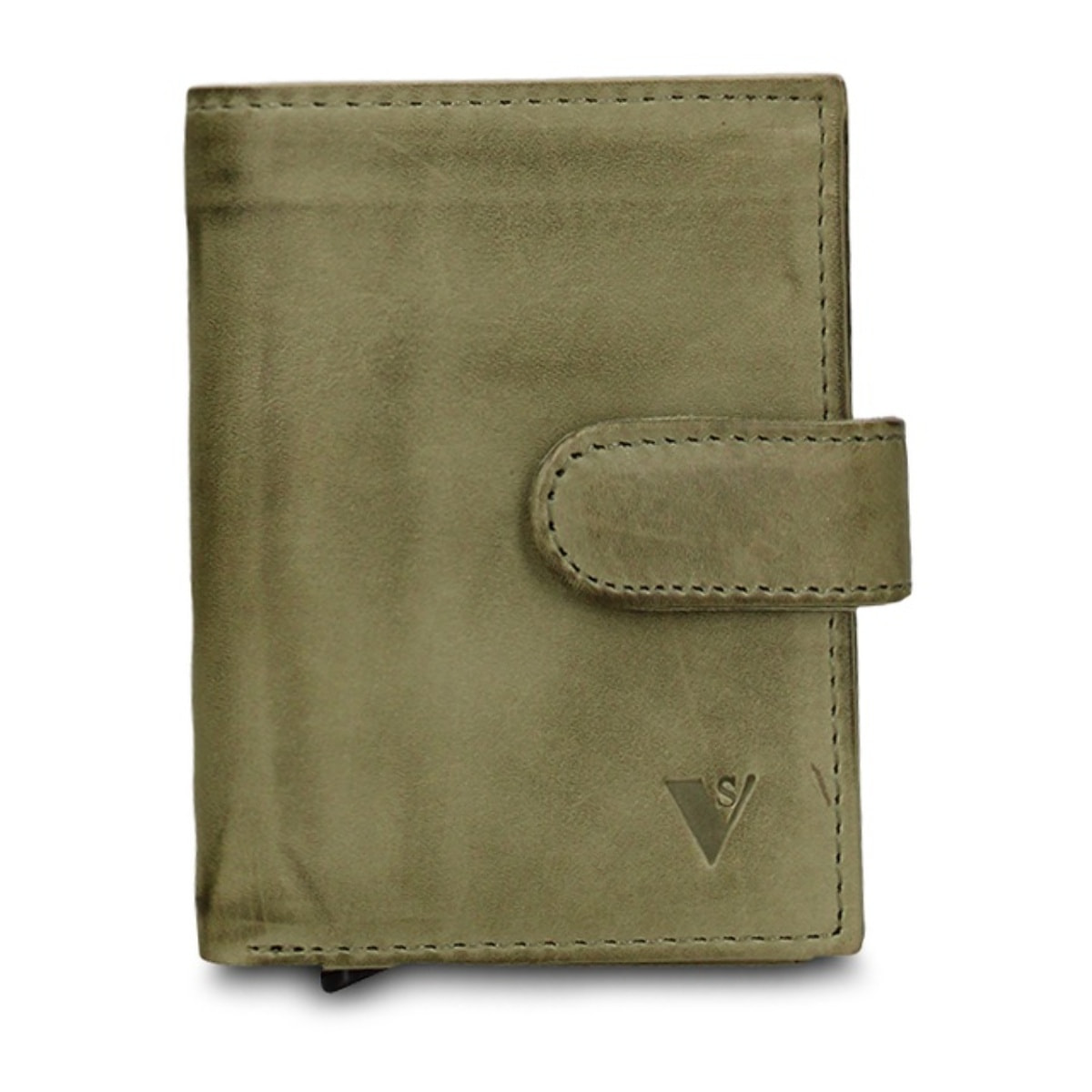 Portafoglio uomo in vera pelle - Modello Astor Prime - Casual - 7.5 x 10.0 x 2.0 cm