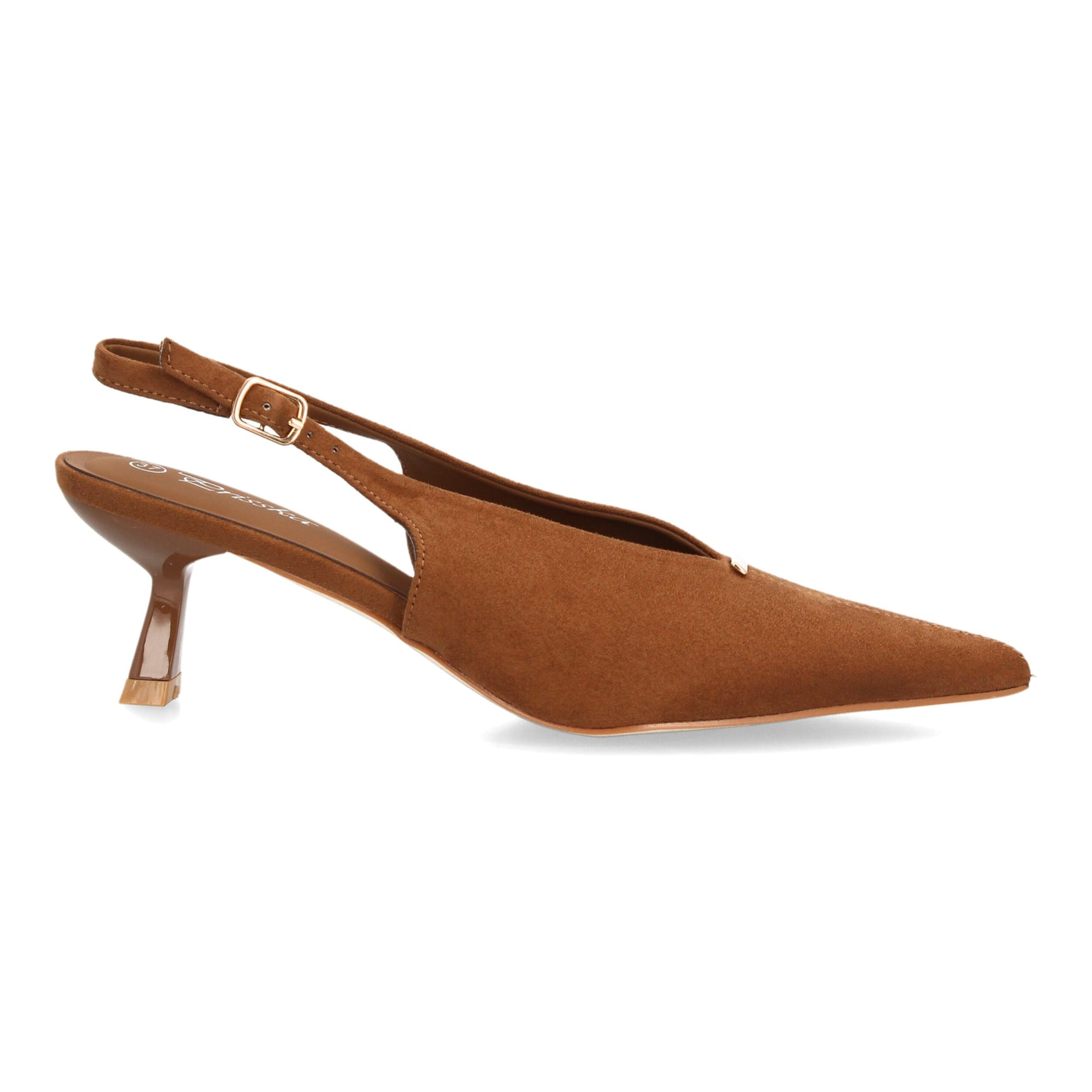 Zapatos slingback elegantes de tacón fino para mujer