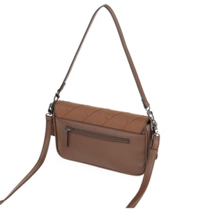 Bolso De Hombro Con Bandolera Adicional Lois Edziza Marron