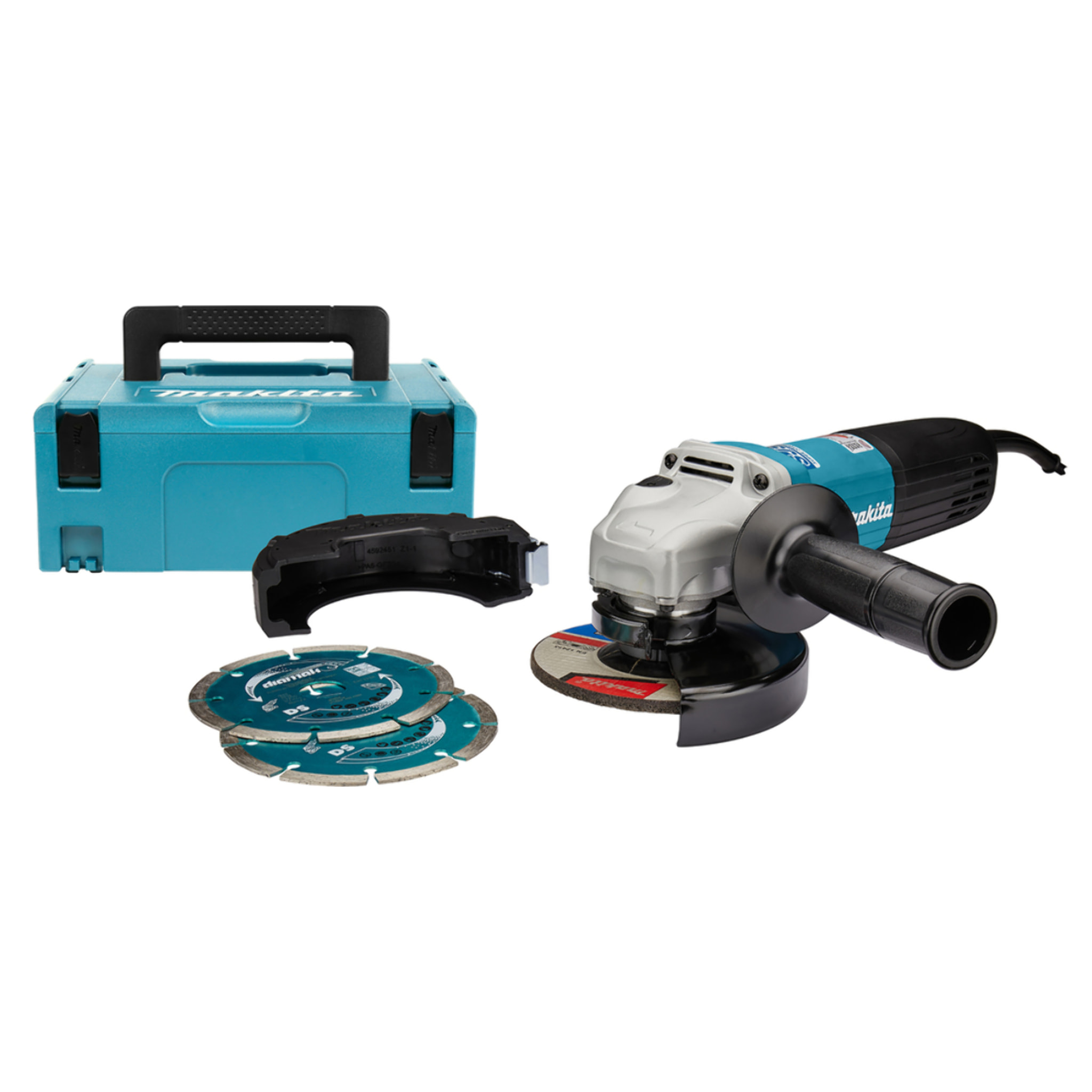 Meuleuse Ø 125 mm 1400 W - MAKITA - avec kit d'accessoires - MakPac - GA5040CJD