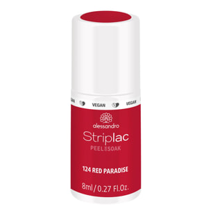 Striplac Peel or Soak - Vernis Semi-permanent - 124 Red Paradise 8 ml