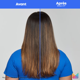 Brass Off - Shampoing Bleu Neutralisant de Reflets Indésirables Orangés Cuivrés