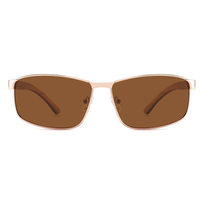 Gafas de Sol Feler 1815-2 Polarizadas de Madera Unisex 62 mm