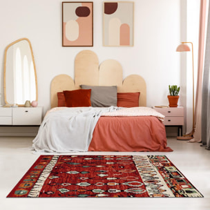 Tapis berbère tissé motifs tribaux SUVE