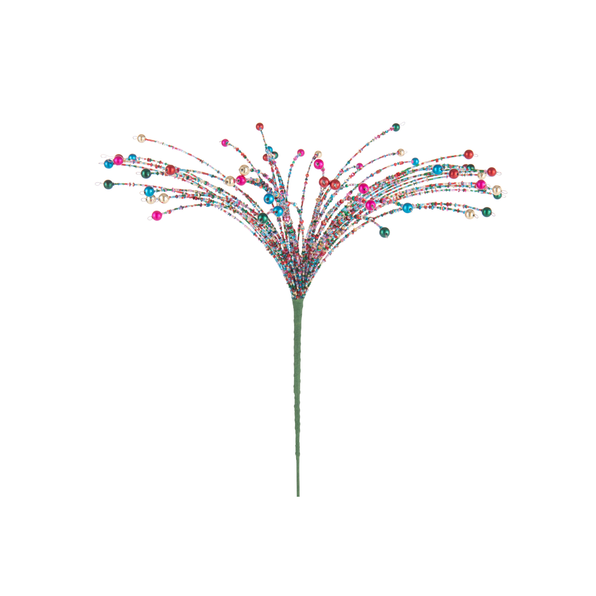 J-Line décoration Branche Perles - fer - mix
