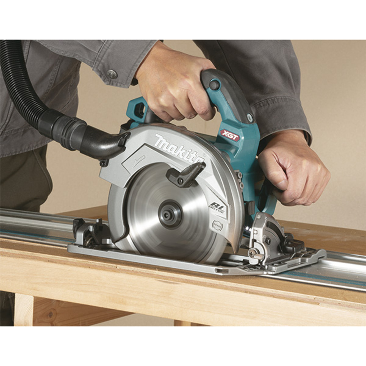 Sierra circular 40 V max Li-Ion XGT Ø 190 mm MAKITA - Sin batería - HS004GZ03