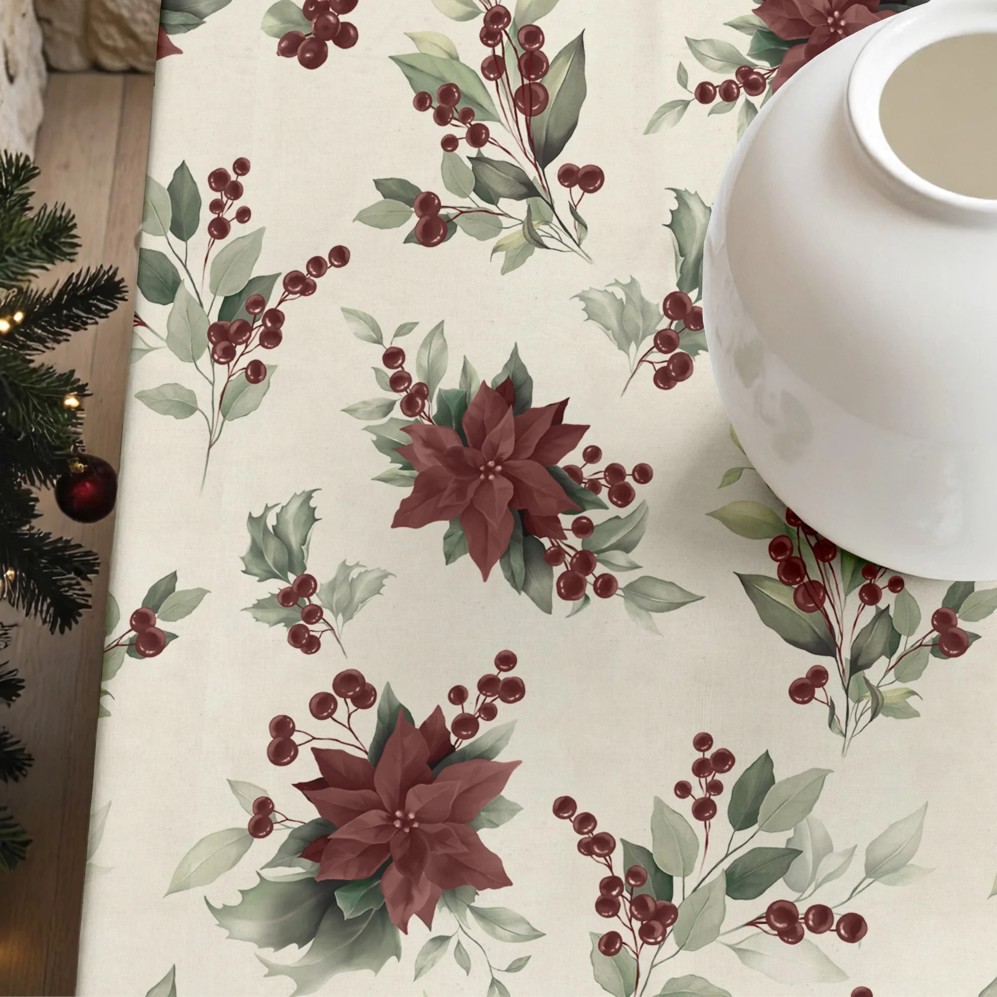 Nappe en résine Anti-tâches Bl Christmas 12