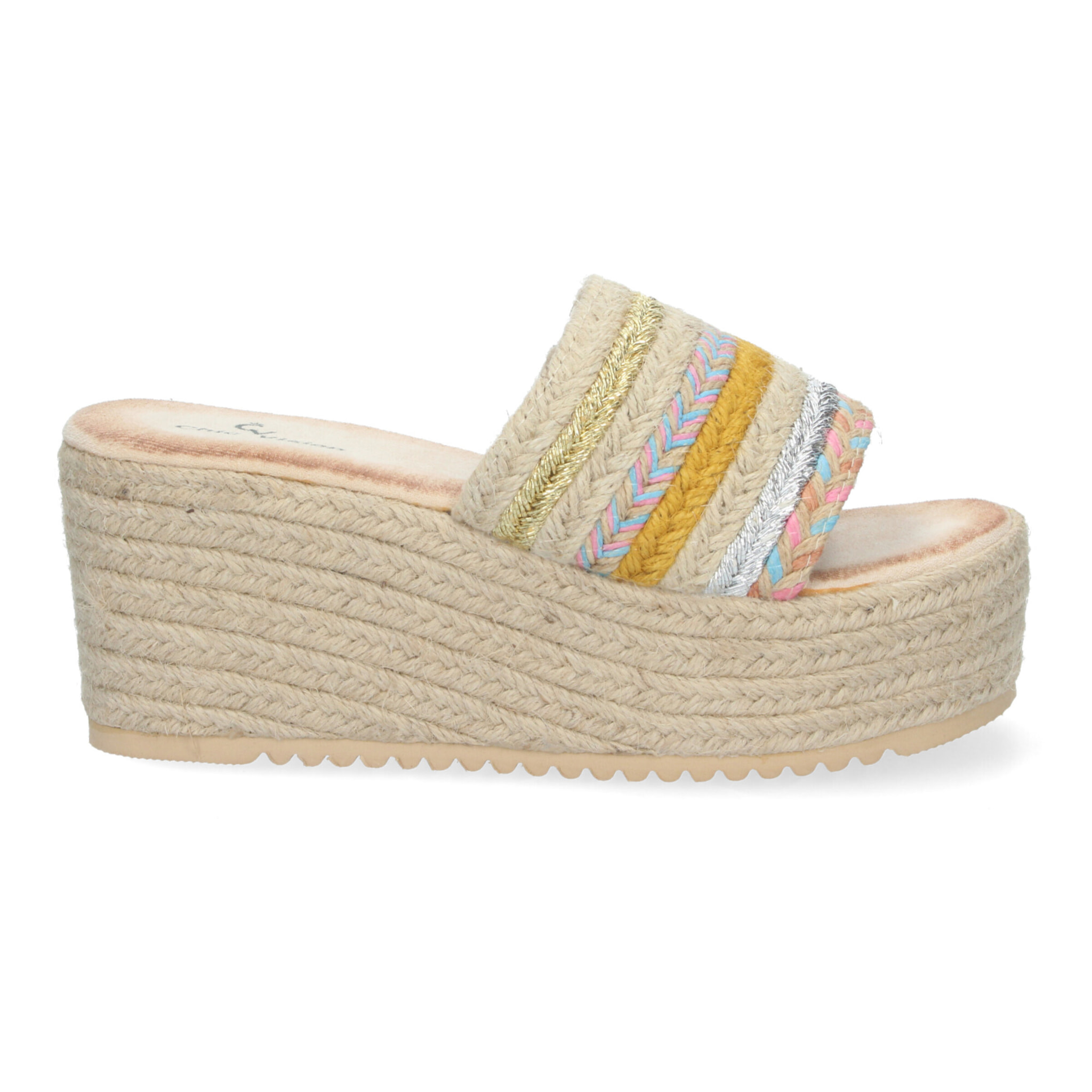 Sandalias de Plataforma de Yute para Mujer