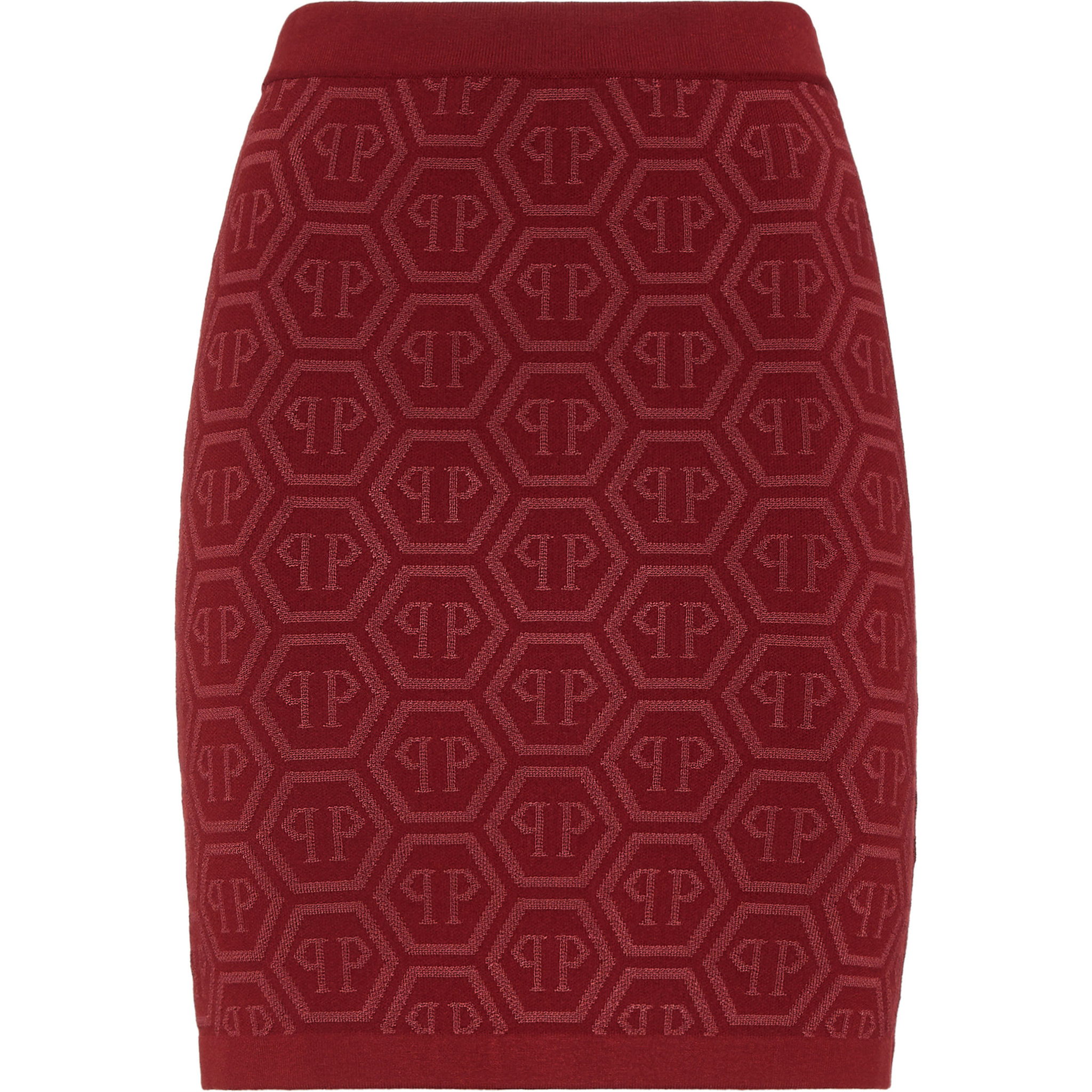 PHILIPP PLEIN Knit Mini Skirt MONOGRAM