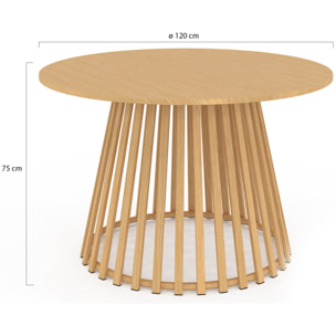 Table de jardin Hortensia ronde Ø120