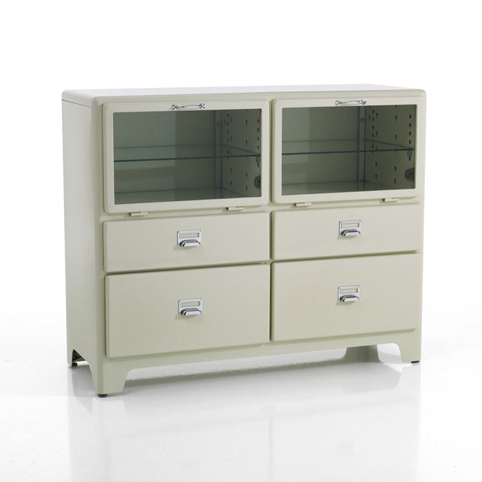 Tomasucci mobile 2 ante 4 cassetti NAVY WHITE multicolore