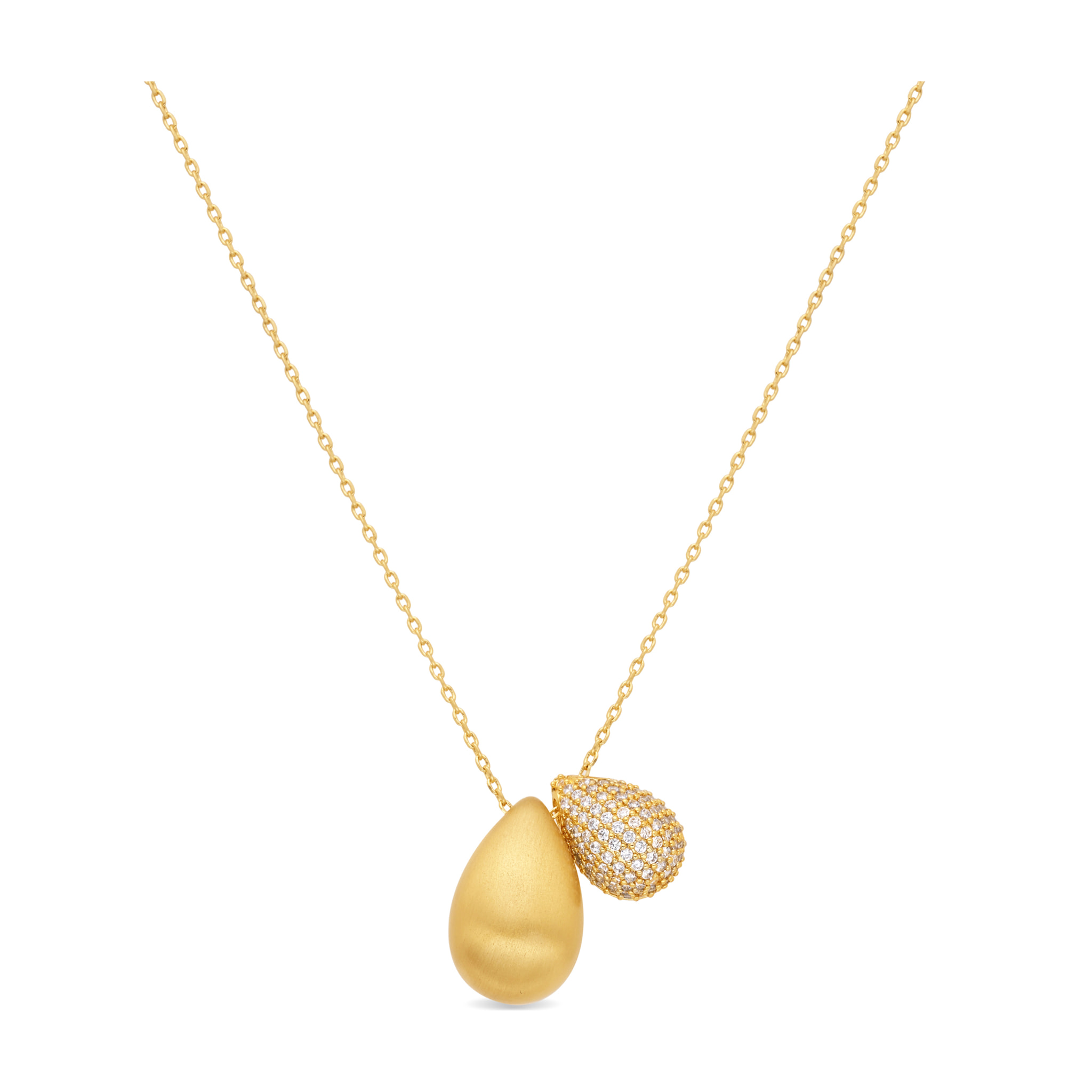 Collar Zismao acabado oro amarillo 18k