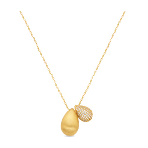 Collar Zismao acabado oro amarillo 18k