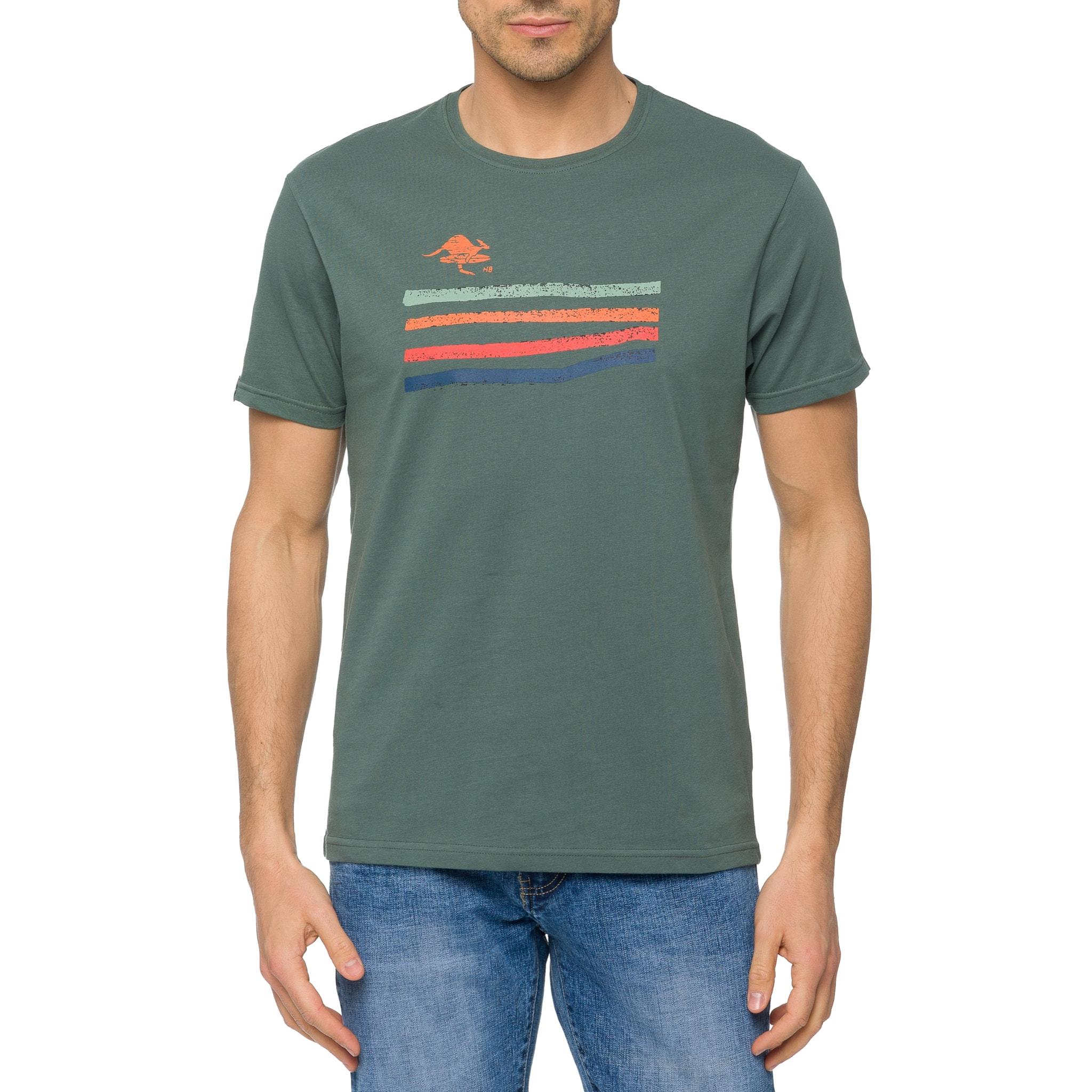 T-shirt in cotone 150 gr Hot Buttered Sumatras Colore Verde Matcha.