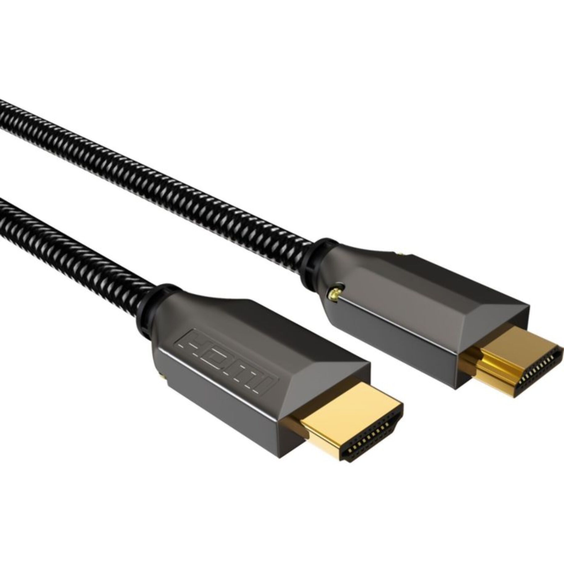 Câble HDMI ADEQWAT noir - HDMI 2.1, 48 Gpbs, longueur 3m, compatible 4K et 8K
