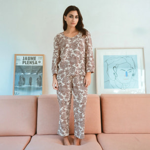 Set midi viscosa tika burdeos