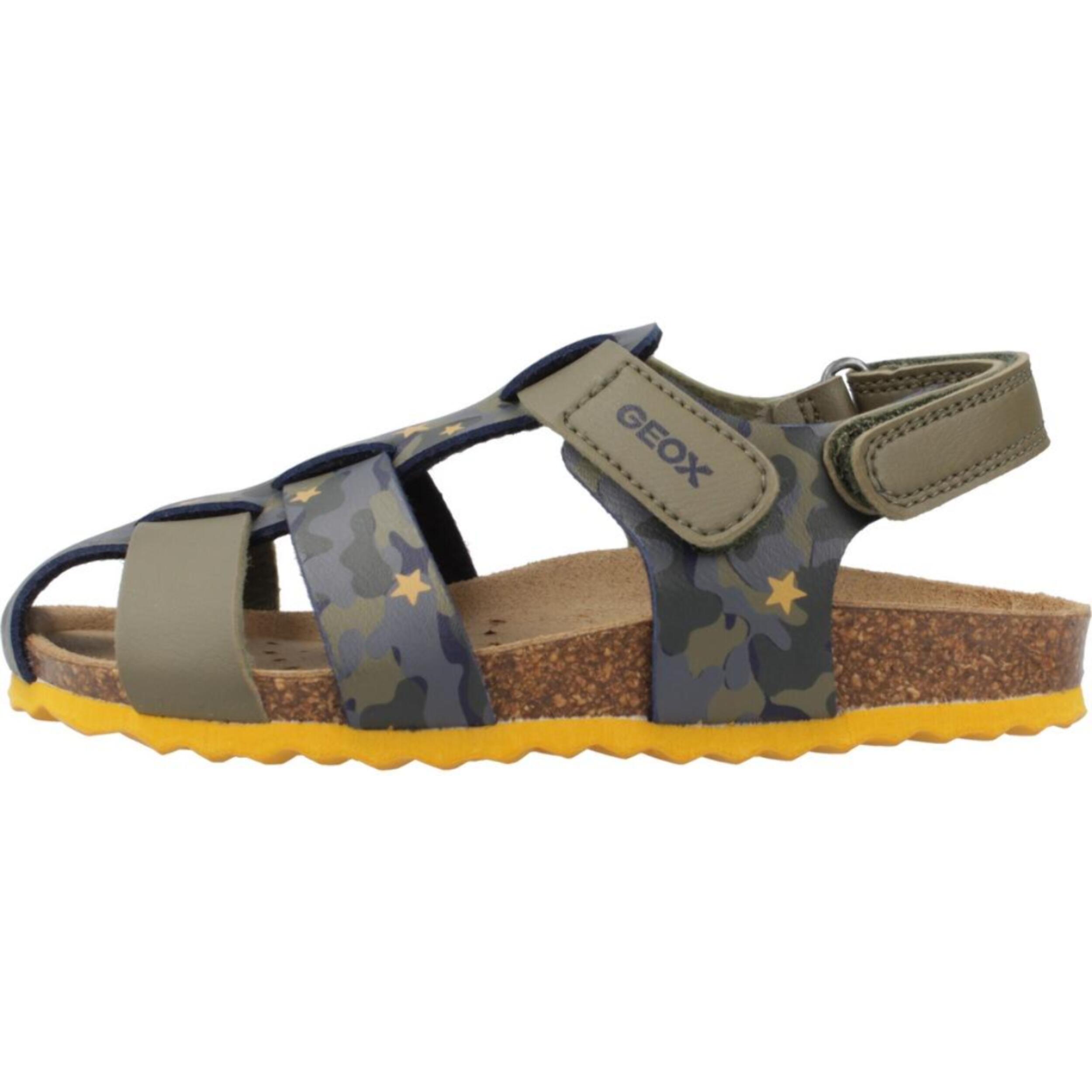 Sandalias Niño de la marca GEOX  modelo B SANDAL CHALKI BOY VERDE