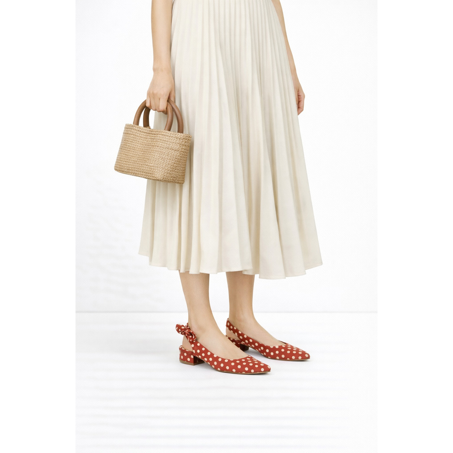 Ballerine pois - tacco 3,0 cm