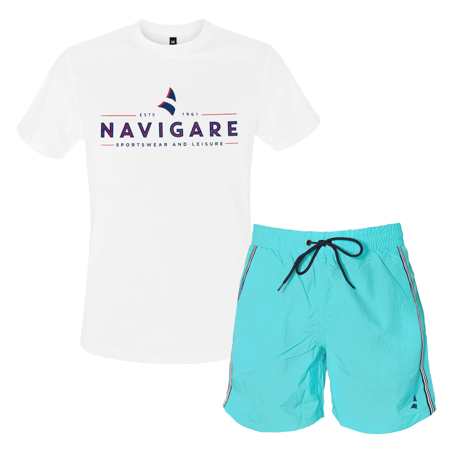 Set Completo T-Shirt / Costume Uomo NAVIGARE - Vari Modelli