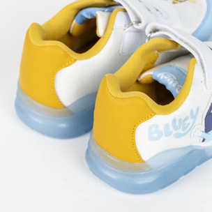 Zapatilla deportiva infantil suela ligera con luces "Bluey"