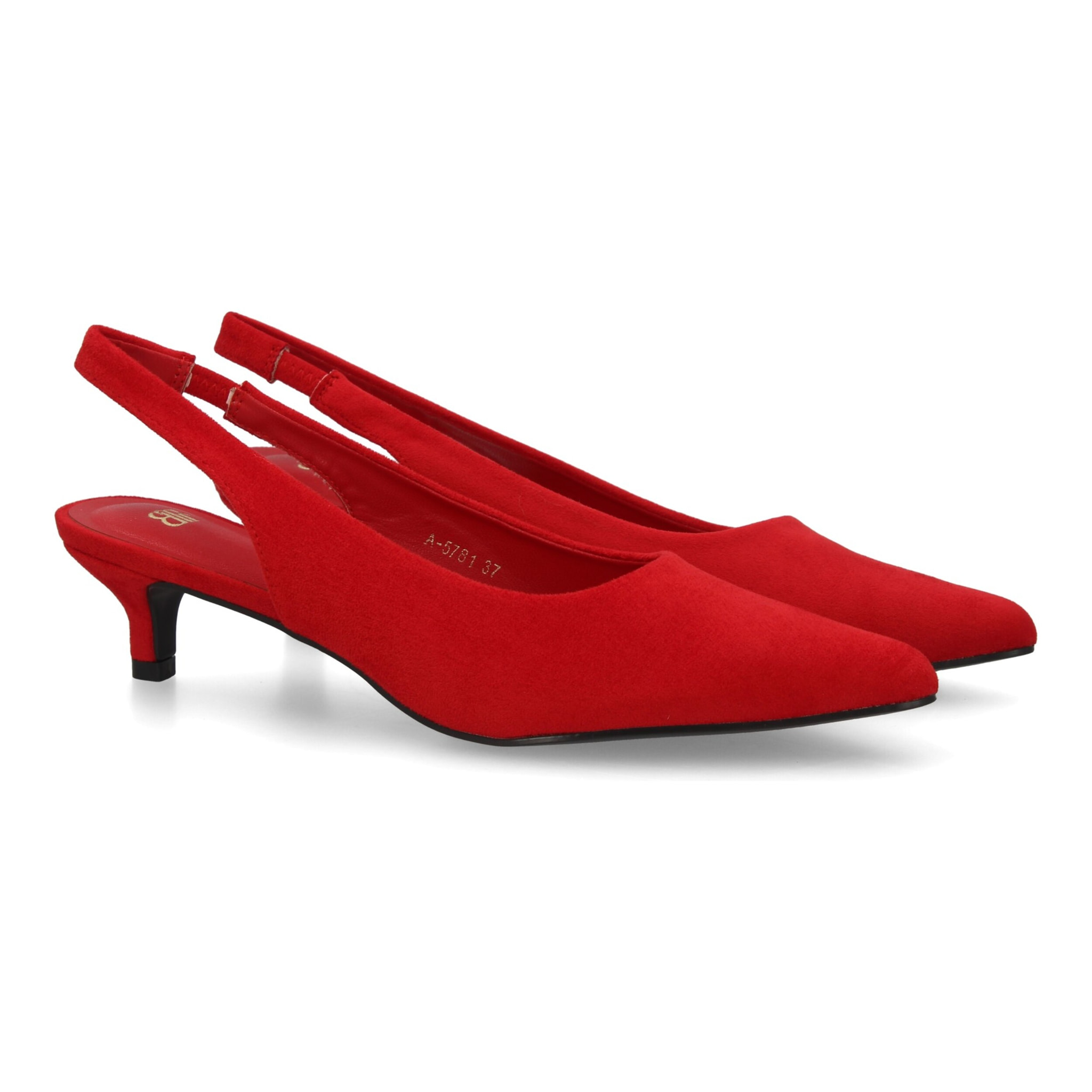 Zapato mujer slingback tacón bajo elegante