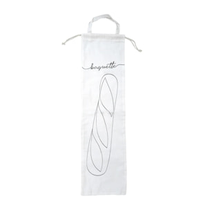 Sac de conservation pour baguette de pain en coton Fackelmann Nature