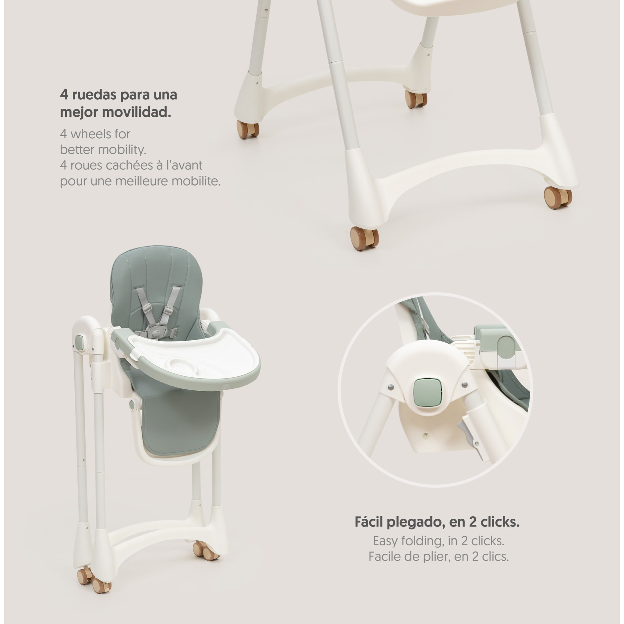 Trona plegable Aluminio Mod Practic