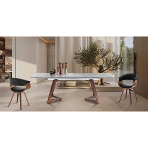 TOMASUCCI tavolo allungabile STARK Transparente