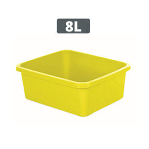 Bassine de lavage Rectangulaire Classique 8L Vert MSV