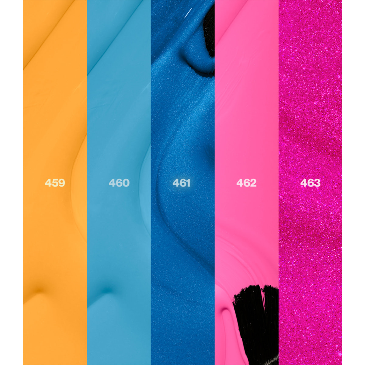 Set vernis semi-permanent - Tropical Punch - 5x 15 ml