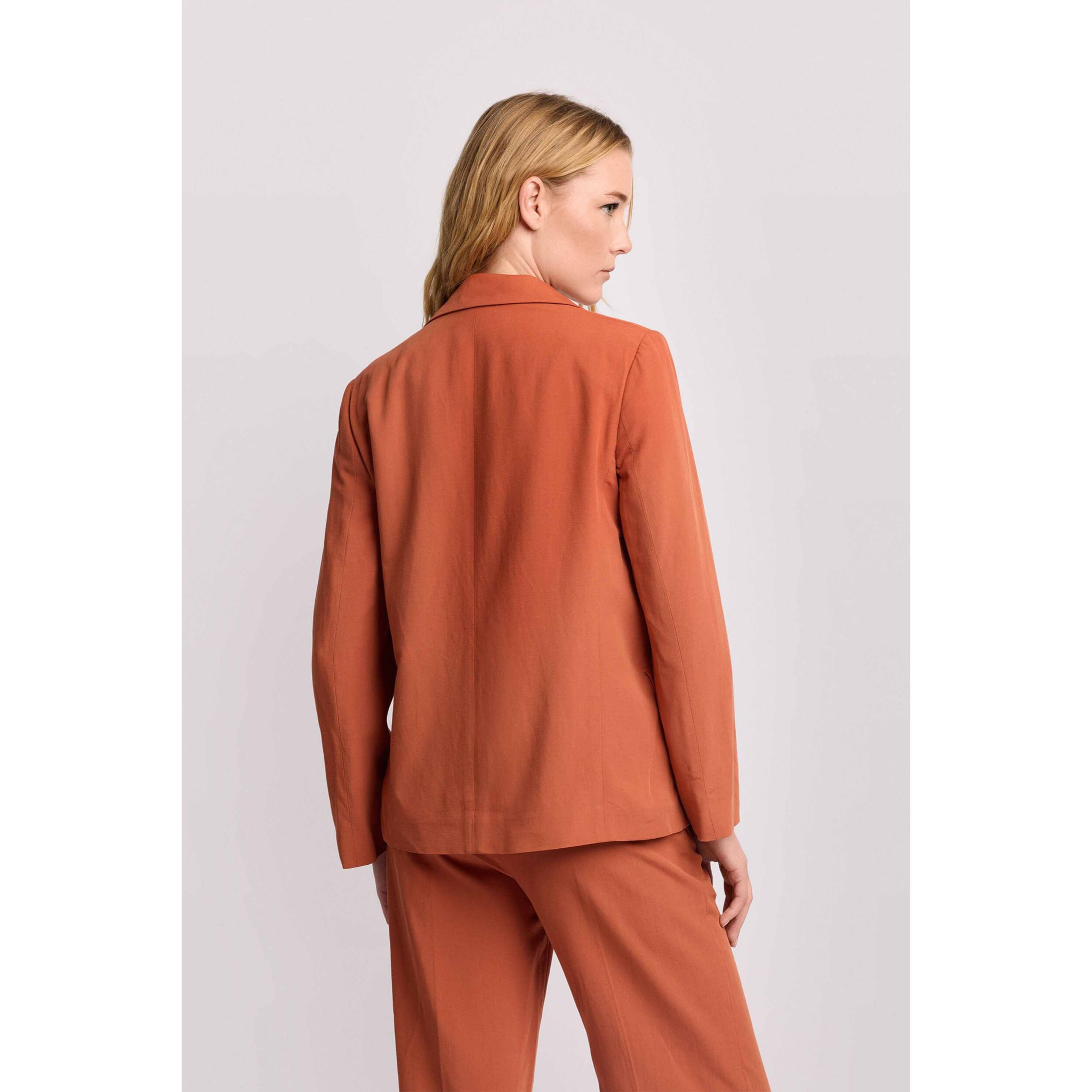 Kocca - Giacca monopetto con revers a lancia Donna, Tinta unita, Scollo a V