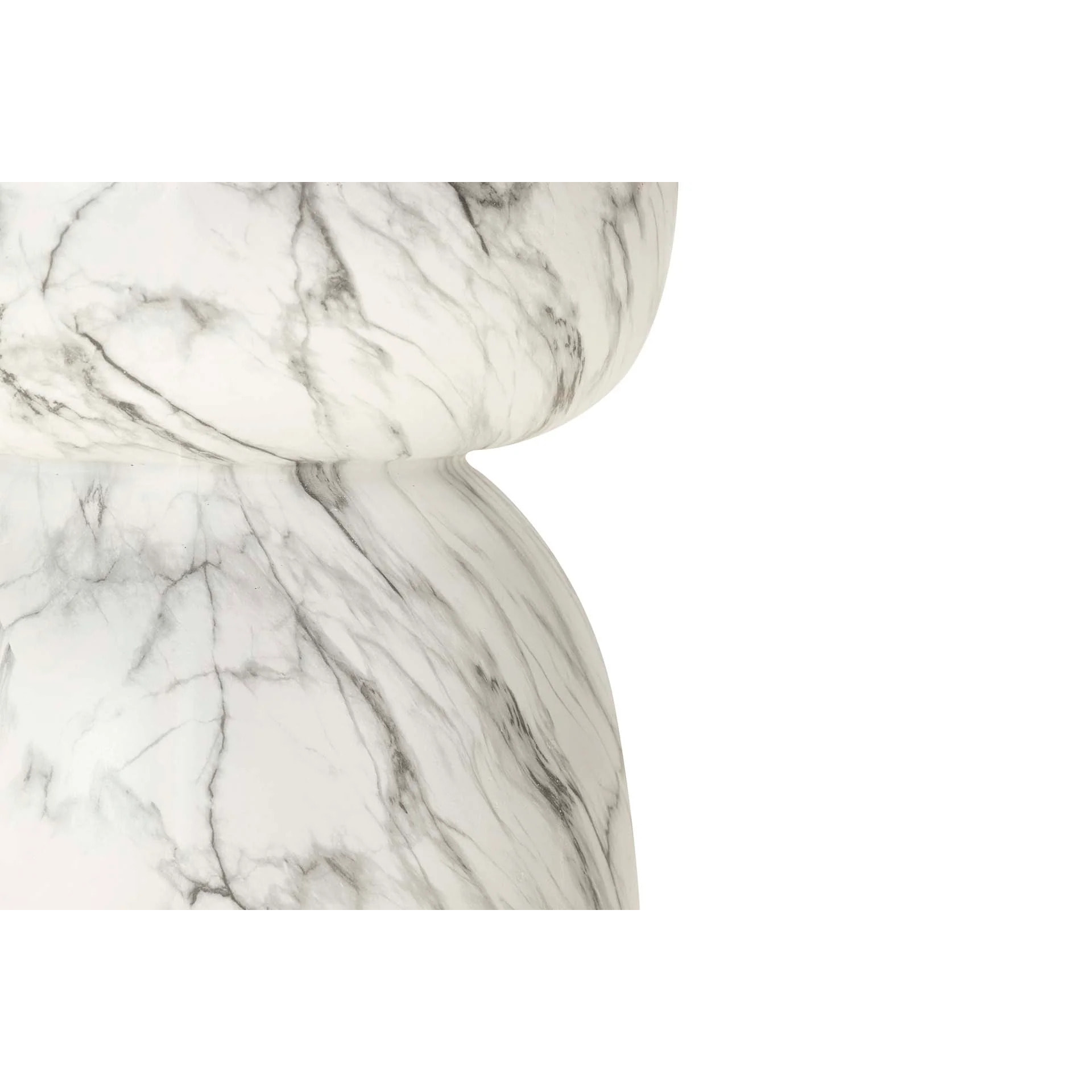 Mesa Auxiliar Taburete Blanco Sedit 41x41x47 Cm